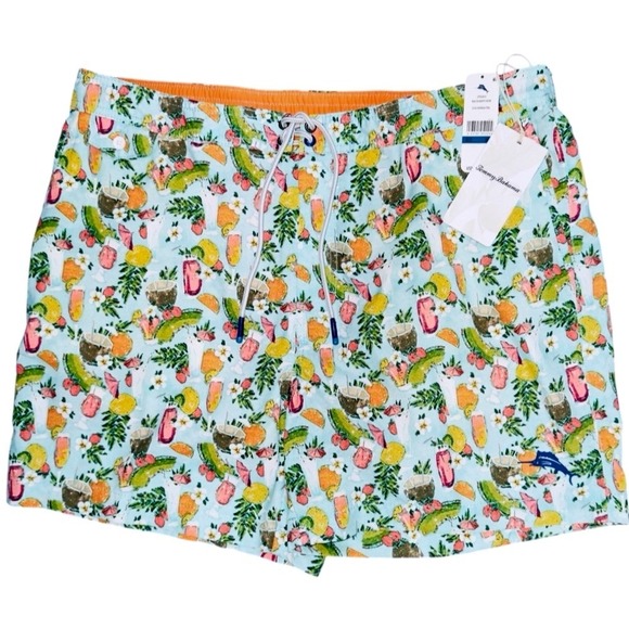 Tommy Bahama Menx XL Rialoto‎ Happy Hour Swim Trunks Mens XL Board Shorts